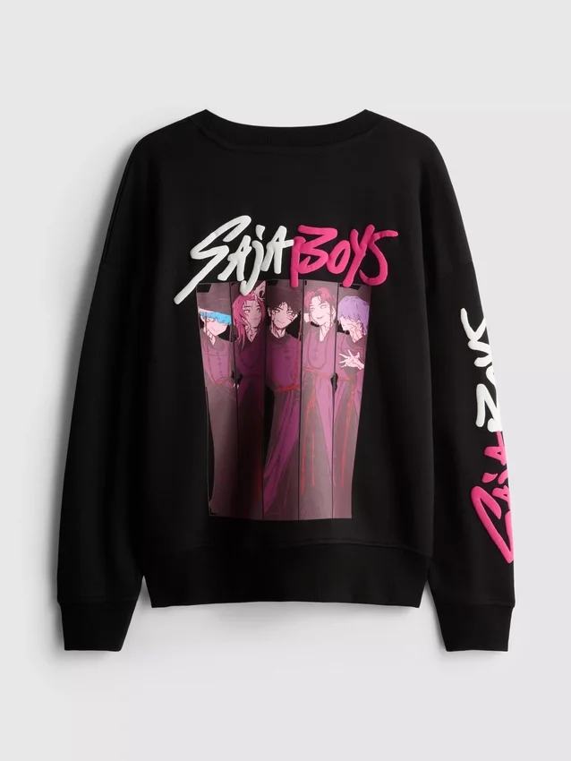 6–15 år | K-pop Demon Hunters-sweatshirt med grafisk motiv