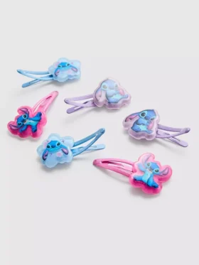 6-pak Disney’s Stitch-hårspænder med tryk