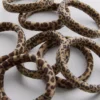 6-pak hårbånd med leopardmønster