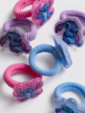 6-pak med Disney-Stitch-hårbånd