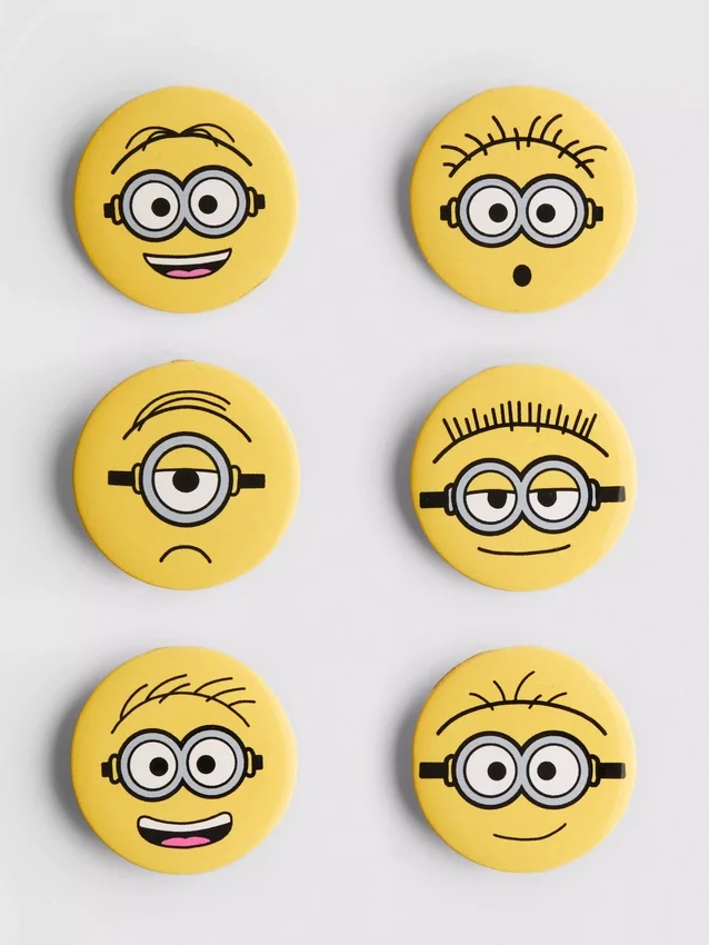 6-pak minions-knapper