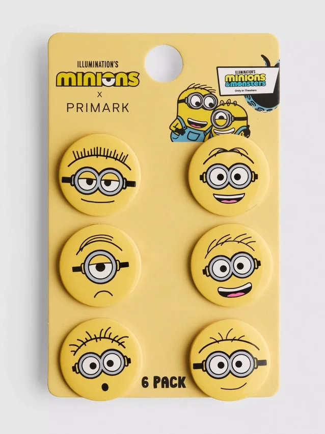 6-pak minions-knapper