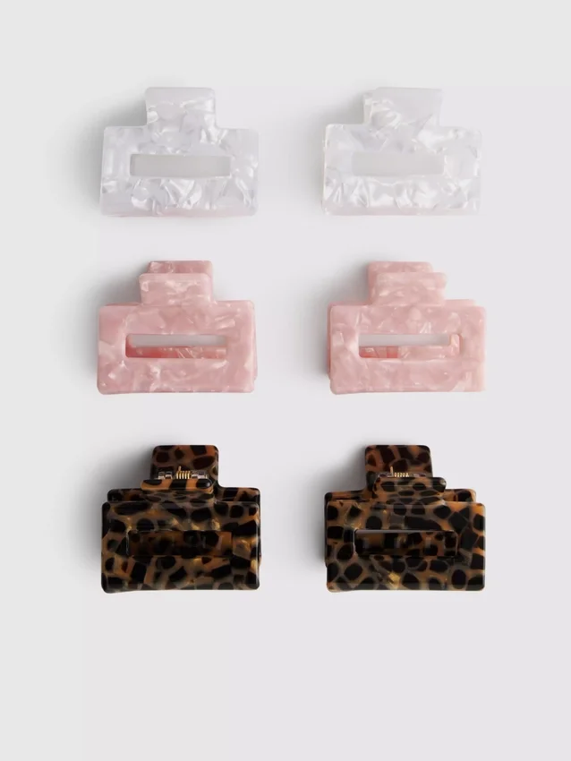 6-pak rektangulære kloklip