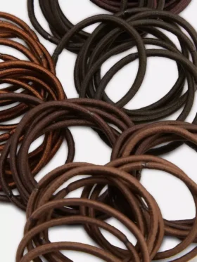 60-pak tykke elastiske hårbånd