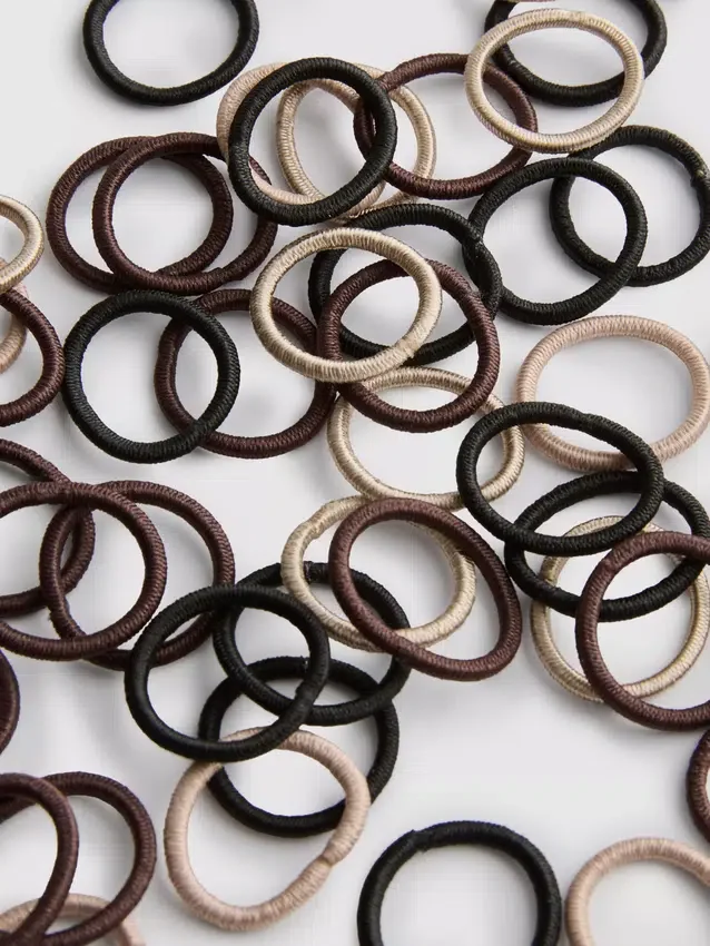 60-pakke mini-hårbånd