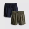 7–15 år | 2-pak shorts med snøre