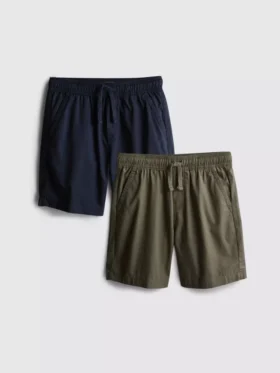 7–15 år | 2-pak shorts med snøre