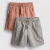 7–15 år | 2-pak shorts med snøre