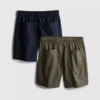 7–15 år | 2-pak shorts med snøre