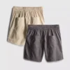 7–15 år | 2-pak shorts med snøre