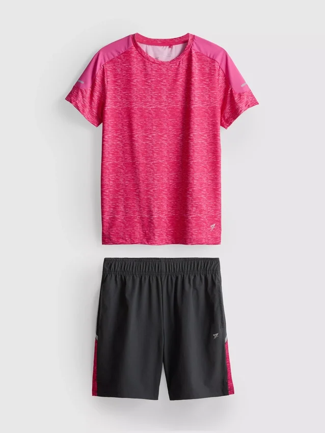 7–15 år | Aktivt sæt med T-shirt og shorts