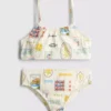 7–15 år | bikini med postkort-print