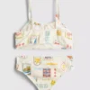 7–15 år | bikini med postkort-print