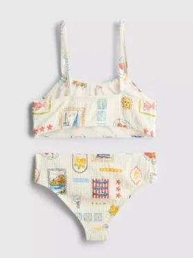 7–15 år | bikini med postkort-print