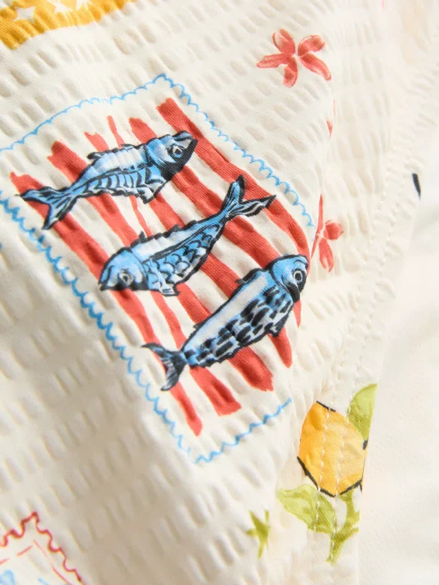 7–15 år | bikini med postkort-print