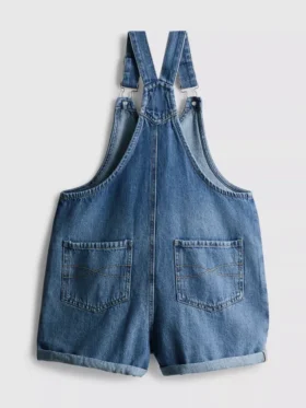7–15 år | broderede denim-overalls