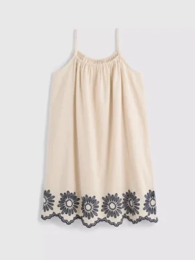 7-15 år | broderet cami-smockkjole