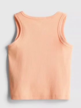 7–15 år | broderet ribbet tanktop