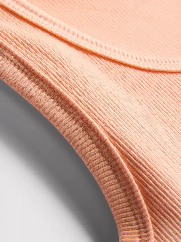 7–15 år | broderet ribbet tanktop