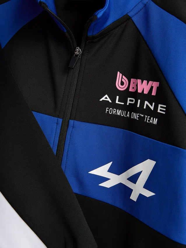 7-15 år | BWT Alpine Formula One Team sweatshirt med lynlås