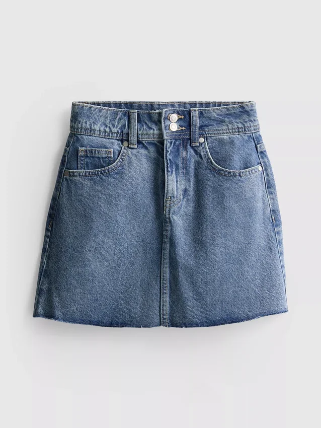 7–15 år | denimnederdel