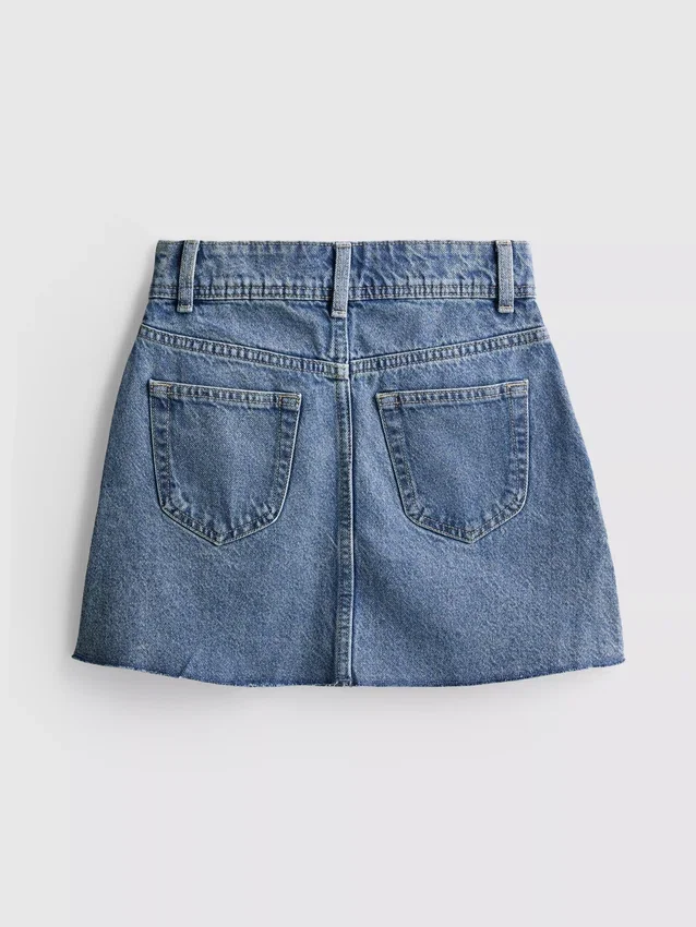 7–15 år | denimnederdel
