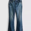 7–15 år | flare-jeans med bælte