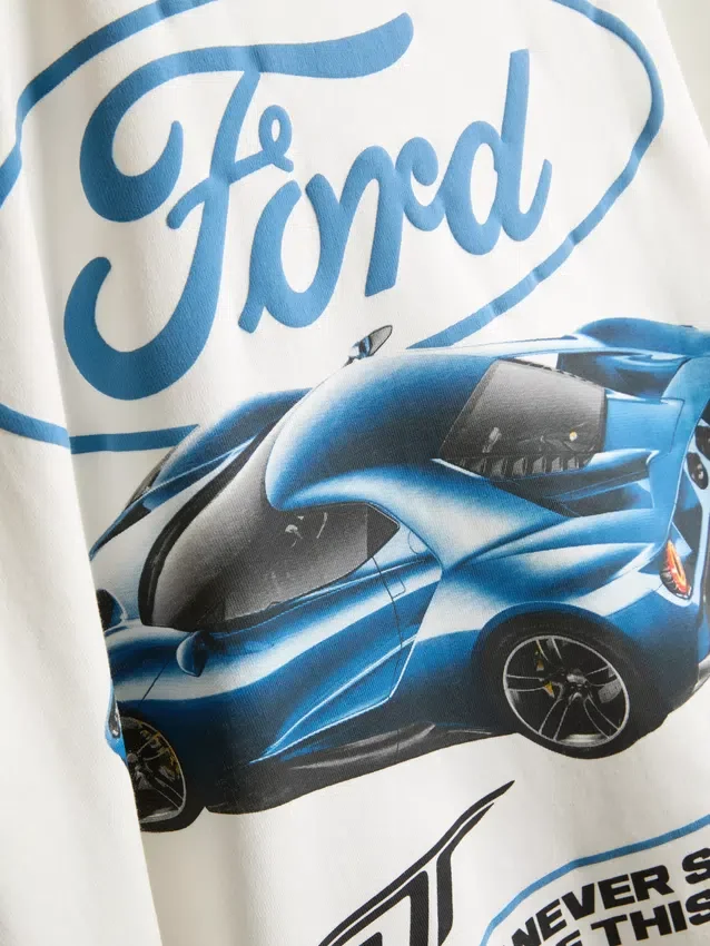 7–15 år | Ford-T-skjorte med grafisk motiv