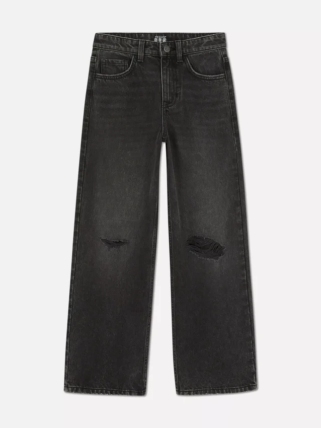 7–15 år | Jeans med brede ben