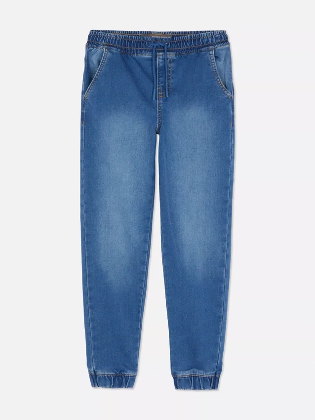 7–15 år | Jeans med opsmøgede bukseben