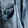7-15 år | Jeans med pintuck og udvidet ben