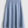 7–15 år | midi-nederdel i gingham-tern