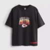 7-15 år | NFL Kansas City Chiefs T-shirt med acid wash