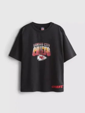 7-15 år | NFL Kansas City Chiefs T-shirt med acid wash