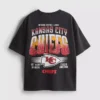 7-15 år | NFL Kansas City Chiefs T-shirt med acid wash