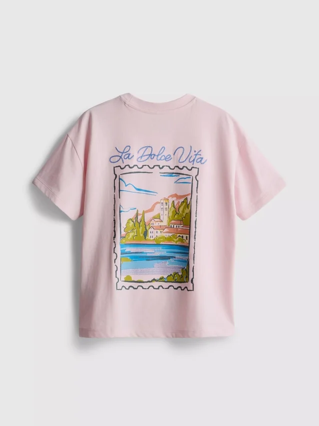 7–15 år | Oversized T-shirt med grafisk motiv