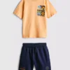 7–15 år | Pokémon-T-shirt og shorts-sæt