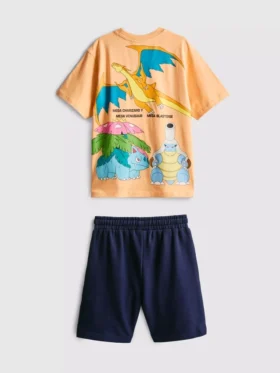 7–15 år | Pokémon-T-shirt og shorts-sæt