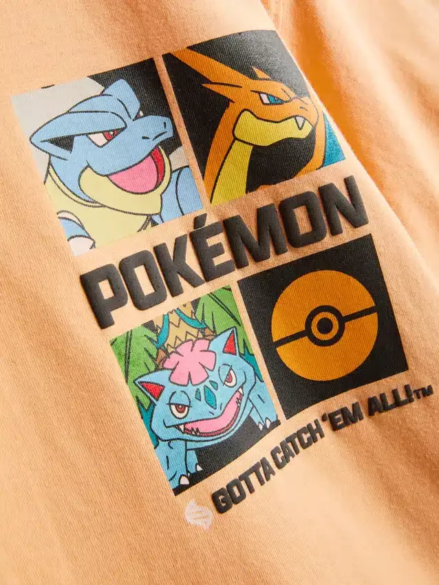 7–15 år | Pokémon-T-shirt og shorts-sæt