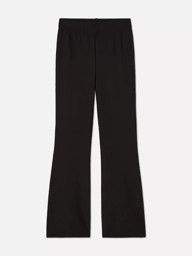 7-15 år | ribbede leggings med udvidede ben