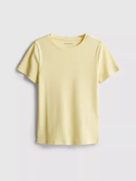 7–15 år | ribbet T-shirt
