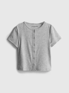 7–15 år | ribbet T-shirt