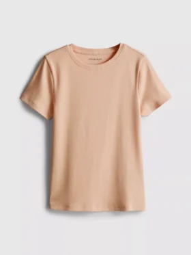 7–15 år | ribbet T-shirt