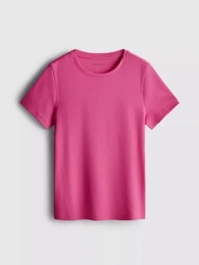 7–15 år | ribbet T-shirt
