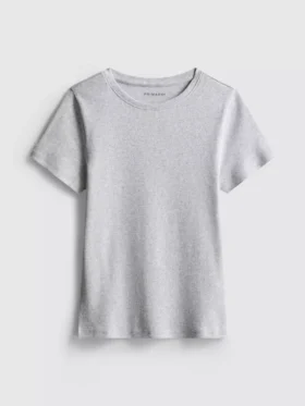 7–15 år | ribbet T-shirt