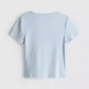 7–15 år | ribbet T-shirt
