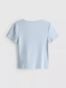 7–15 år | ribbet T-shirt