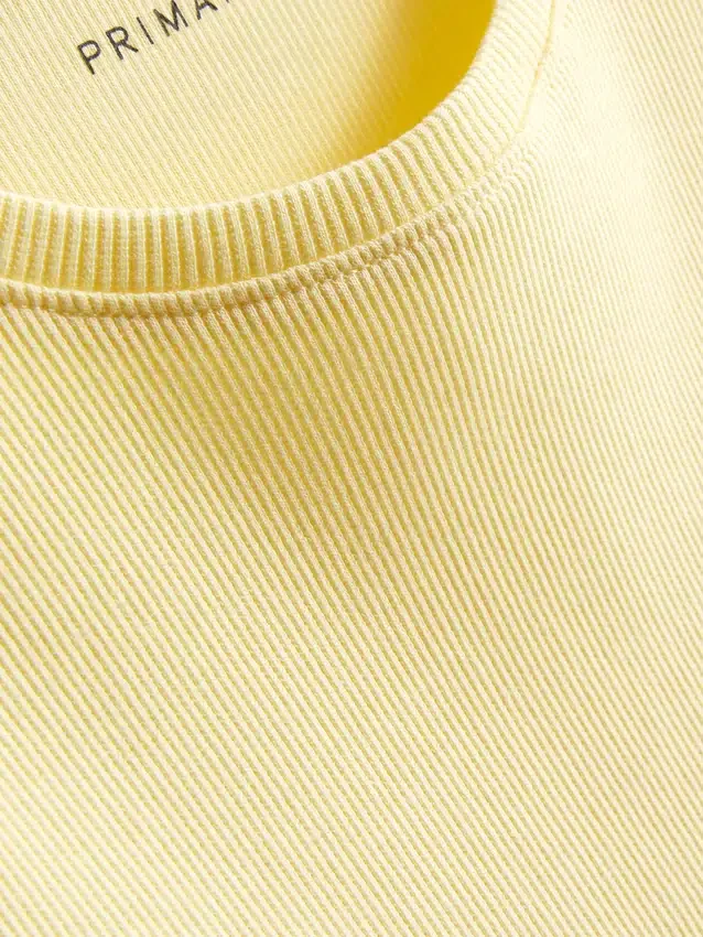7–15 år | ribbet T-shirt