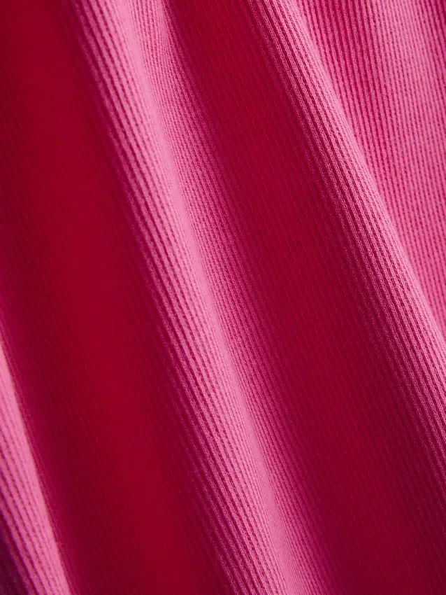 7–15 år | ribbet T-shirt