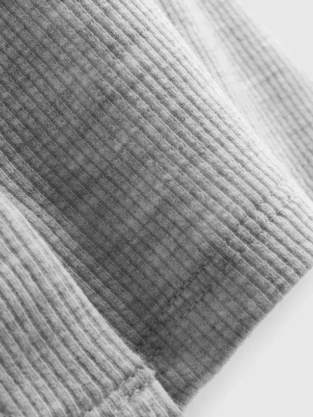 7–15 år | ribbet T-shirt